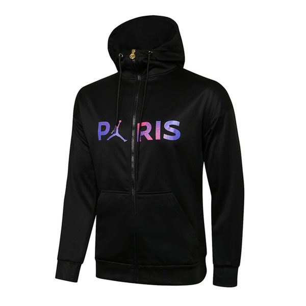 Veste Con Capucha PSG 2021-2022 Noir Pas Cher